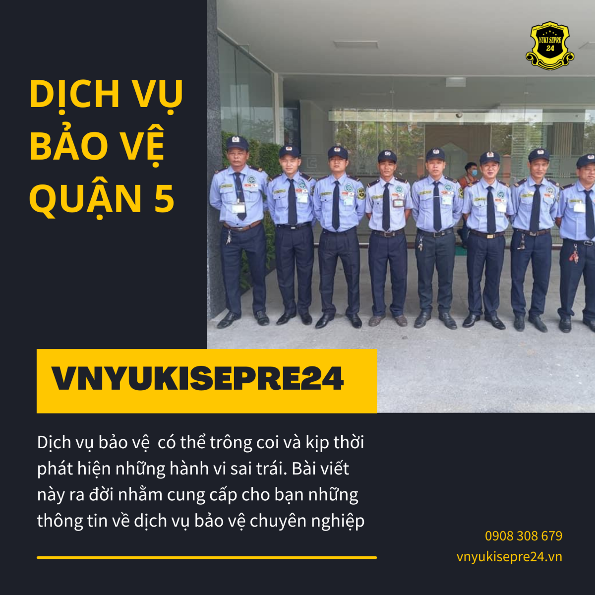 dịch vụ bảo vệ Quận 5