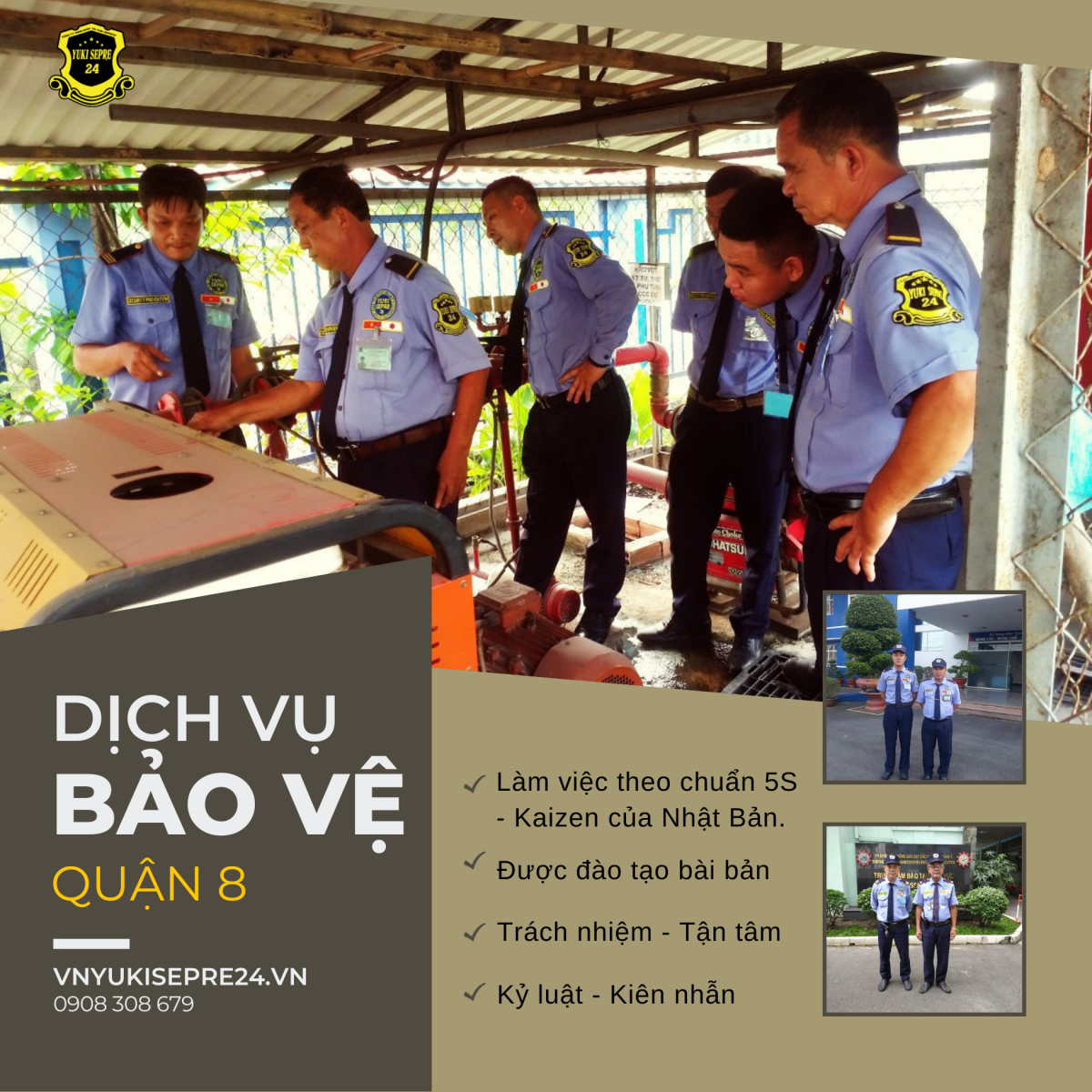 dịch vụ bảo vệ Quận 8